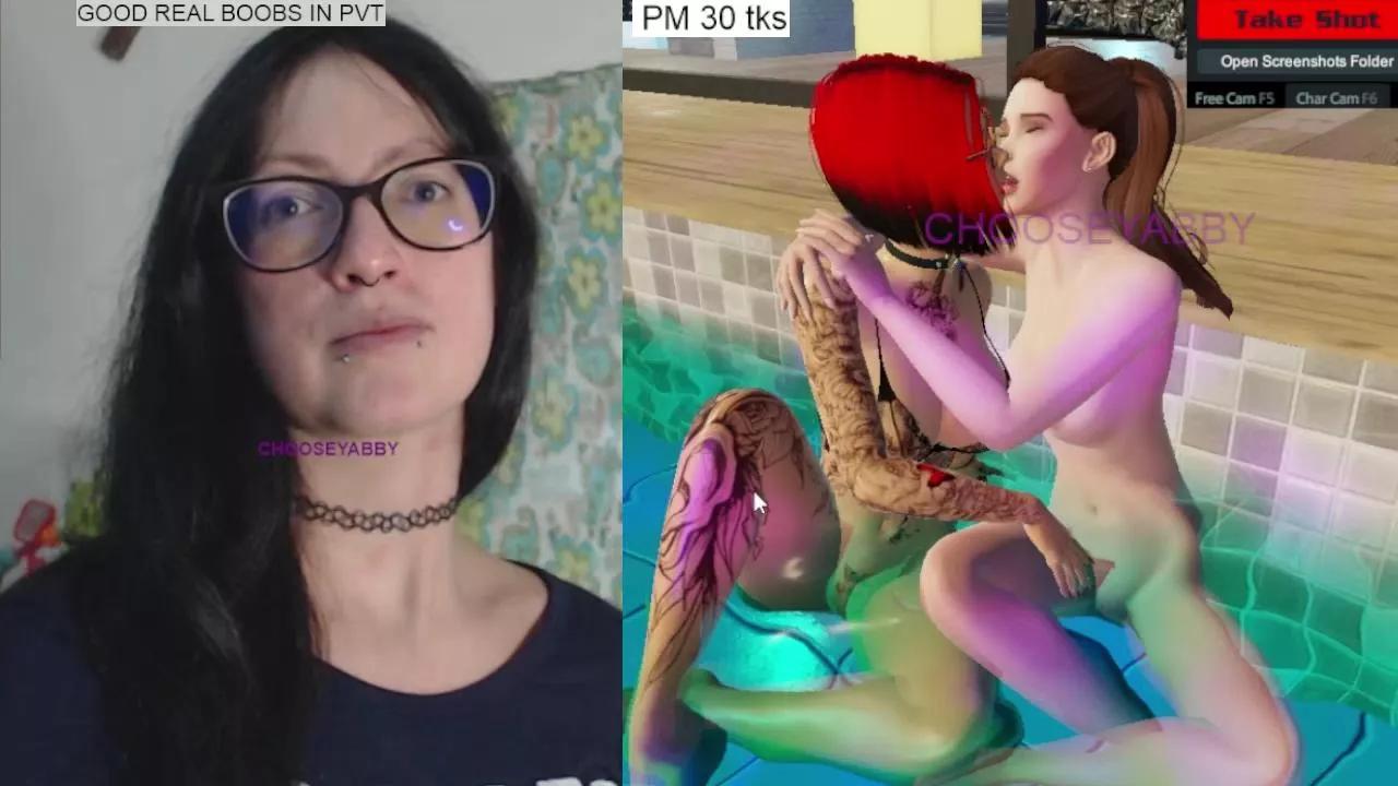 Cling to live show with Abbycssx1 from Cam4 