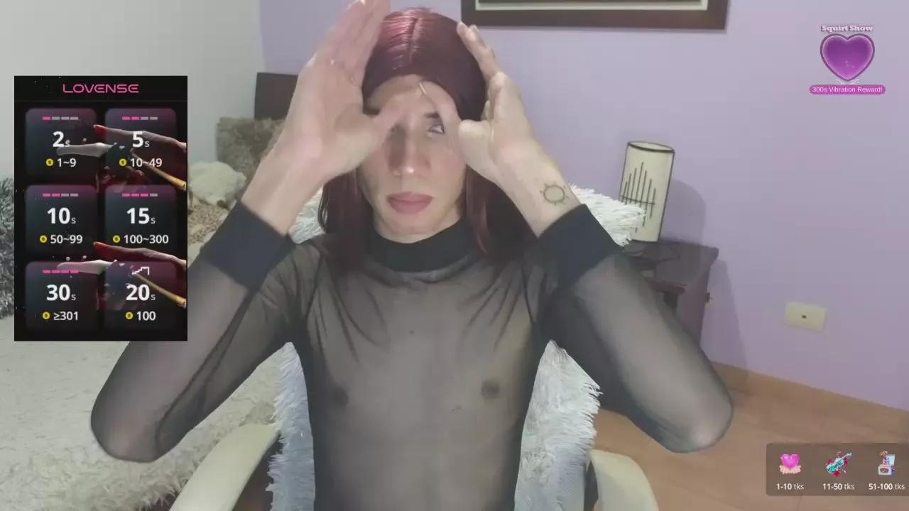 Cling to live show with MirandaHabach from Cam4 