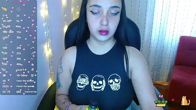 Cling to live show with AmberGoddess_ from StripChat 