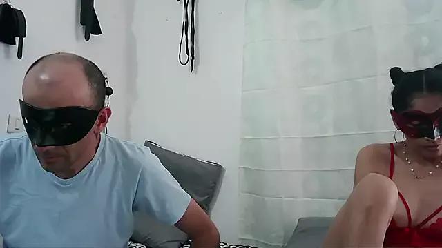 Cling to live show with coplehot27 from StripChat 