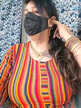 Cling to live show with cute-tanvi from StripChat 