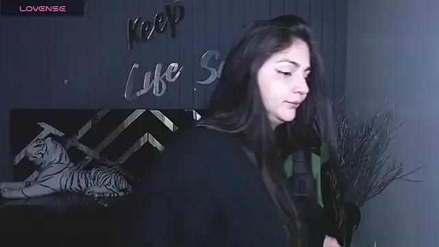 Cling to live show with emily_cooper_t from StripChat 