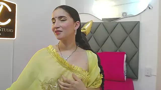 Cling to live show with jalimamona from StripChat 
