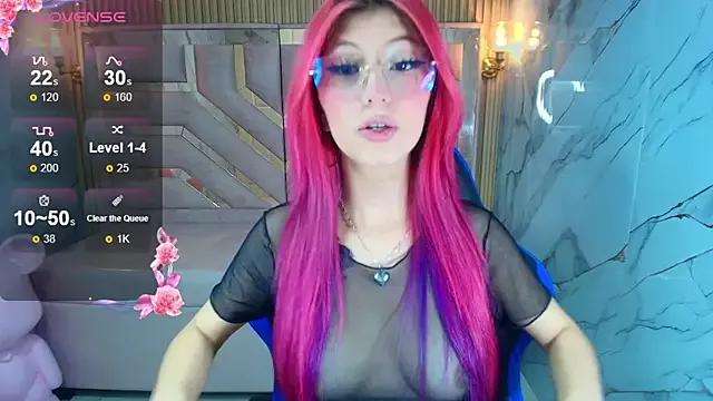 Cling to live show with lola_bonnie_r from StripChat 