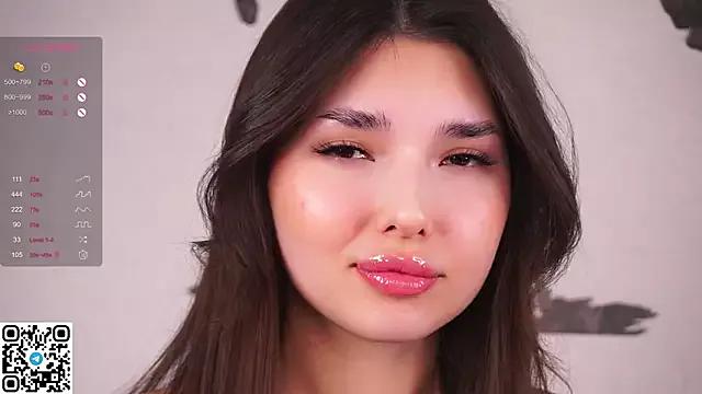 Cling to live show with LoraAtcher from StripChat 