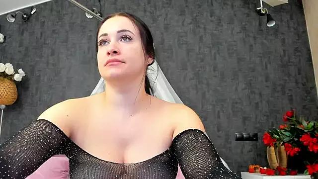 Cling to live show with miss_sophieX from StripChat 
