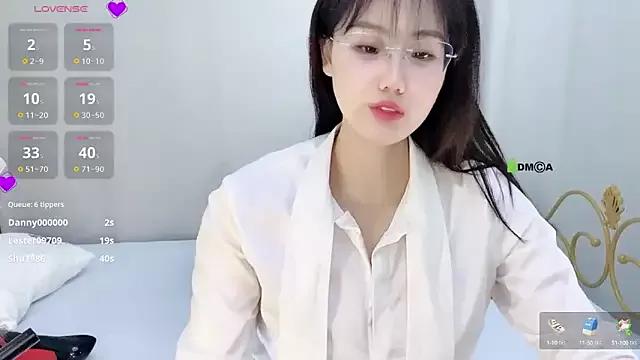 Cling to live show with Nabi518 from StripChat 