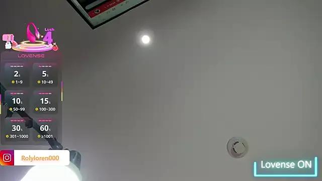 Cling to live show with RolyLoren from StripChat 