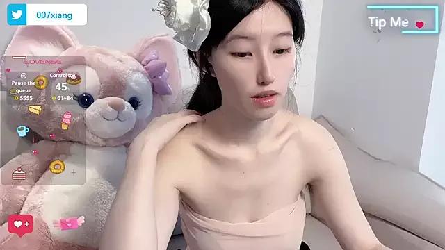 Cling to live show with xixi_gougou from StripChat 