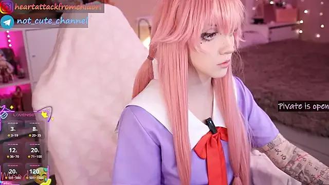 Cling to live show with yourcutewaifu from StripChat 